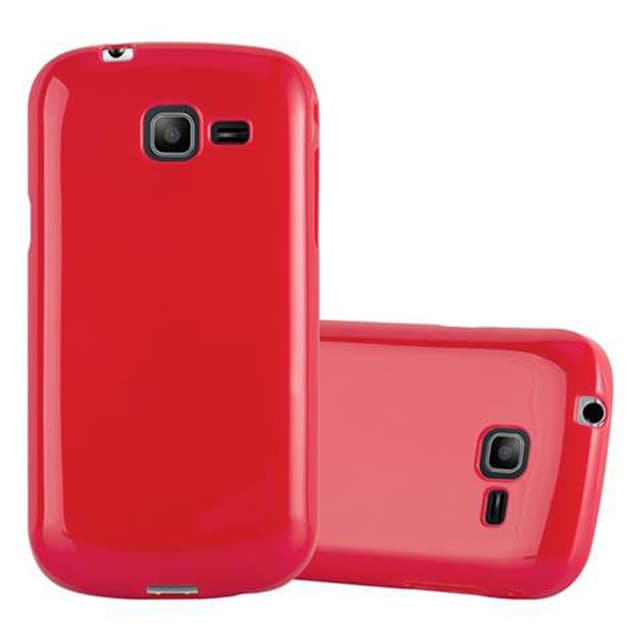 Samsung Galaxy TREND LITE Skal Fodral Case (Röd)