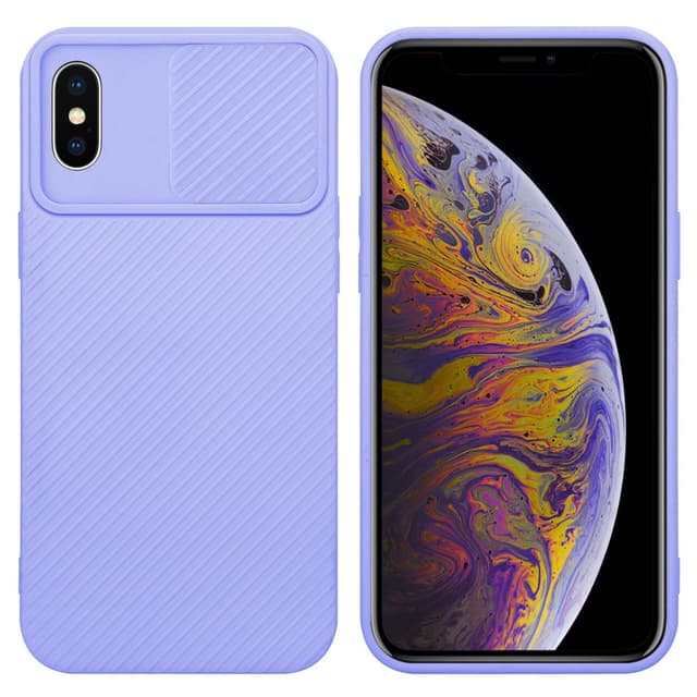 Deksel iPhone XS MAX cover (lilla)