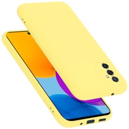 Samsung Galaxy M52 5G Suojakuori Kotelo (Keltainen)