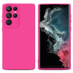 Samsung Galaxy S22 ULTRA Skal Fodral Case (Rosa)