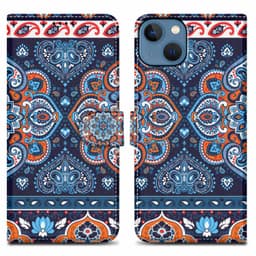 iPhone 14 lommebokdeksel etui (blå)