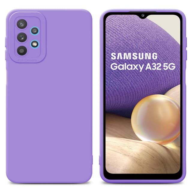 Samsung Galaxy A32 5G Skal Fodral Case (Lila)
