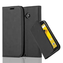 Motorola MOTO E2 lommebokdeksel case (svart)