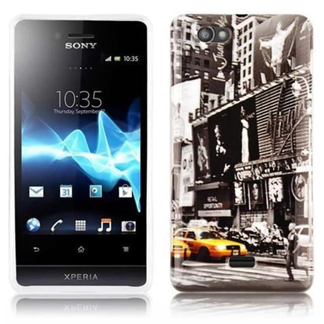 Sony Xperia M Skal Fodral Case (Grå)