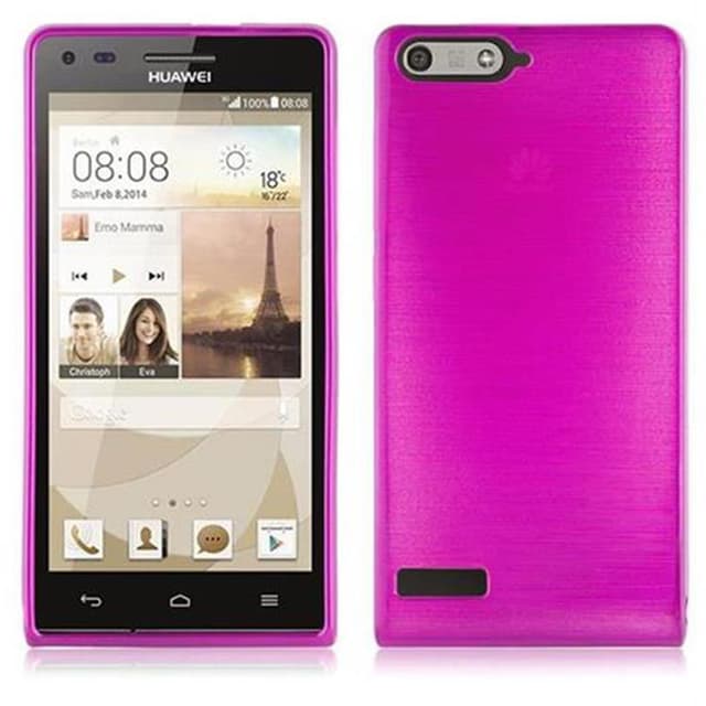 Huawei ASCEND P7 MINI silikondeksel cover (rosa)