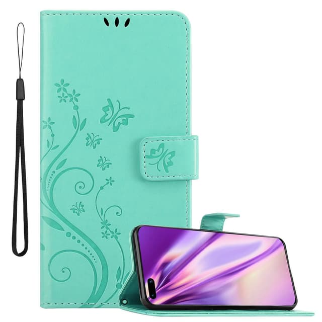 Huawei P40 Plånboksfodral Skal (Turkos)