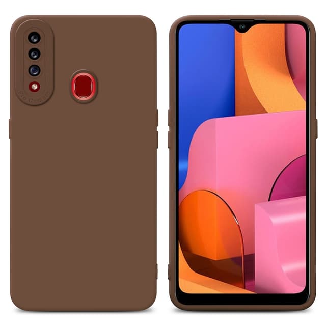 Samsung Galaxy A20s Cover Etui Case (Brun)