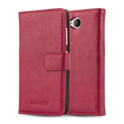 Nokia Lumia 650 lommebokdeksel etui (rød)