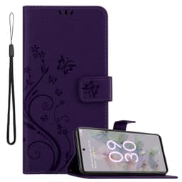 Google PIXEL 6A Pungetui Cover Case (Lilla)