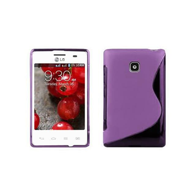 LG L3 II (1. SIM) Etui Case Cover (Lilla)