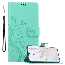 Honor 70 Suojakuori Lompakkokotelo (Turkoosi)