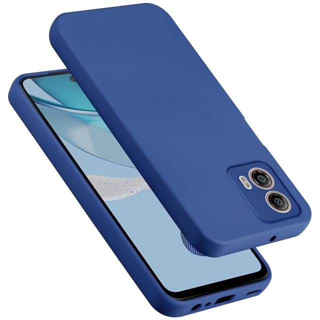 Motorola Moto G53 5G silikondeksel case (Blå)