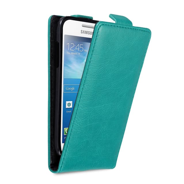 Samsung Galaxy S4 MINI Pungetui Flip Cover (Turkis)