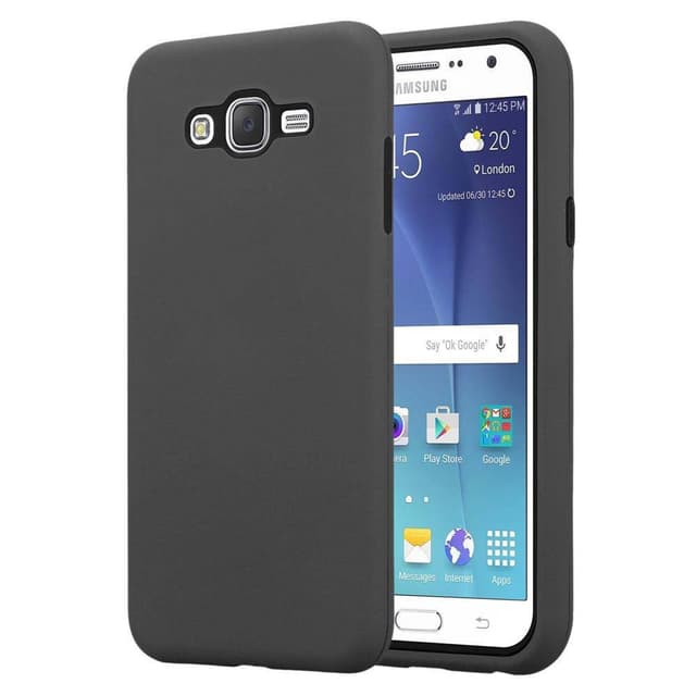 Samsung Galaxy J7 2015 Case Etui Cover (Grå)