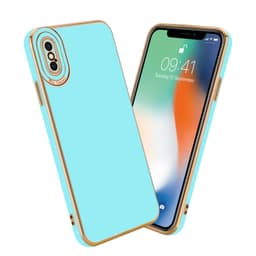 iPhone X / XS Suojakuori Suojakotelo (Turkoosi)