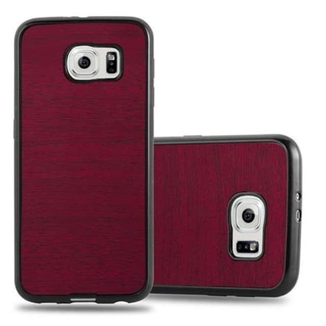 Samsung Galaxy S6 Skal Fodral Case (Röd)