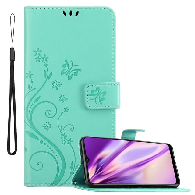 Oppo A16s / A54s Pungetui Cover Case (Turkis)