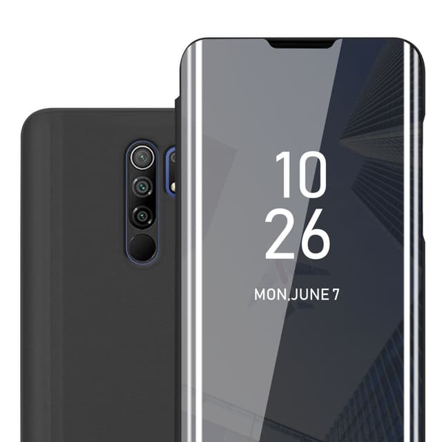 Xiaomi RedMi 9 Plånboksfodral Skal (Svart)