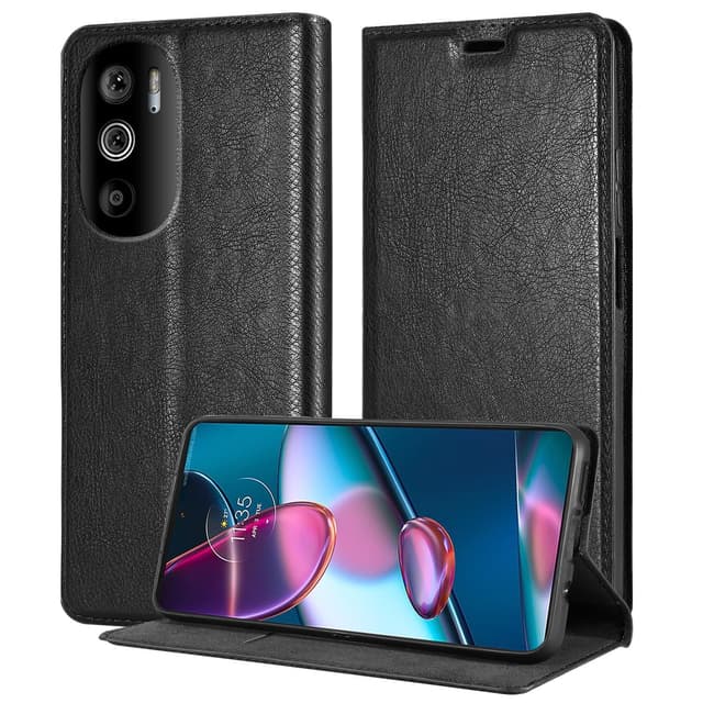 Motorola EDGE 30 PRO / EDGE+ Skal Fodral Case (Svart)