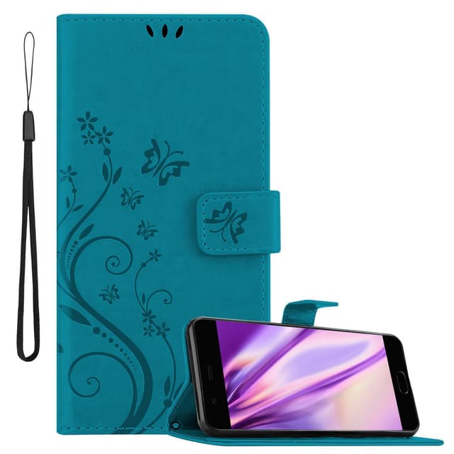 Huawei P10 Plånboksfodral Skal (Blå)