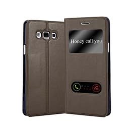 Lompakkokotelo Samsung Galaxy A7 2015 Case (Ruskea)