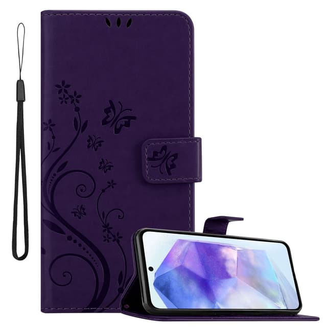 Samsung Galaxy A55 Pungetui Cover Case (Lilla)