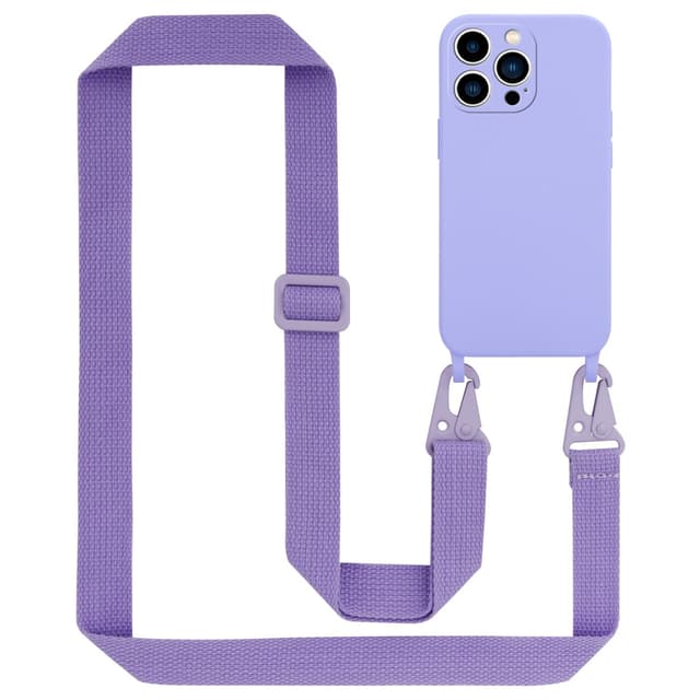 iPhone 14 PRO Etui Cover Kæde (Lilla)