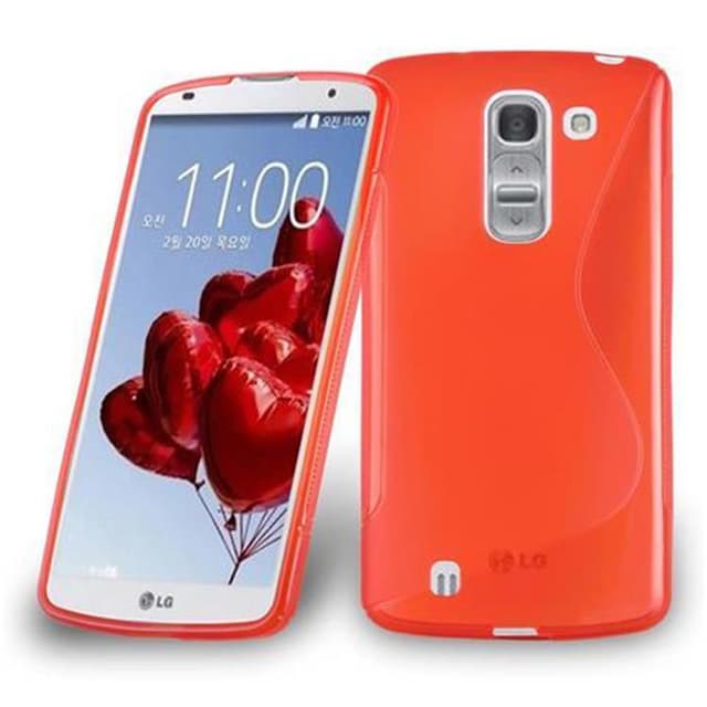 LG OPTIMUS G PRO 2 Skal Fodral Case (Röd)