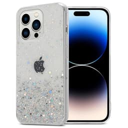 iPhone 14 PRO MAX Suojakuori Suojakotelo (Läpinäkyvä)