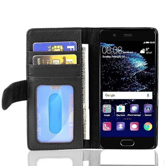 Huawei P10 Pungetui Cover (Sort)
