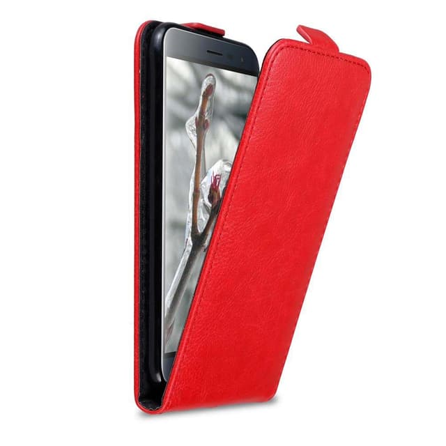 Asus ZenFone 3 (5.2 tomme) deksel flip cover (rød)