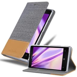 Nokia Lumia 925 Pungetui Cover Case (Grå)