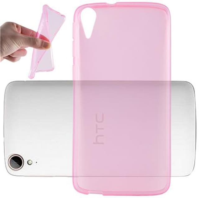 HTC Desire 828 Suojakuori Kotelo (Vaaleanpunainen)