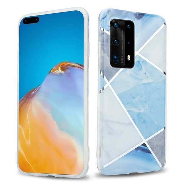 Huawei P40 PRO / P40 PRO+ Pungetui Cover Case (Blå)