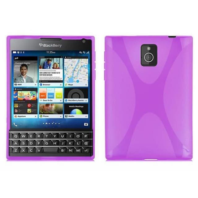 Blackberry Q30 Etui Case Cover (Lilla)