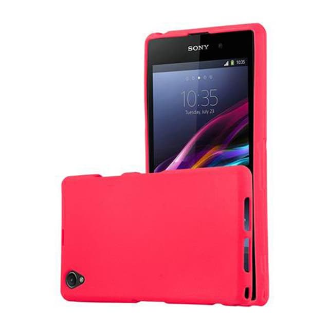 Suojakuori Sony Xperia Z1 COMPACT Kotelo (Punainen)