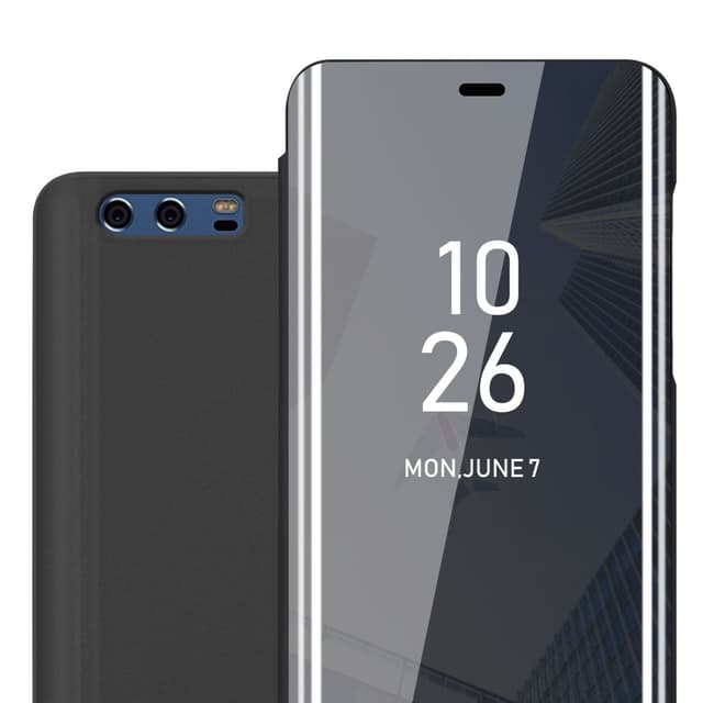 Huawei P10 PLUS Plånboksfodral Skal (Svart)