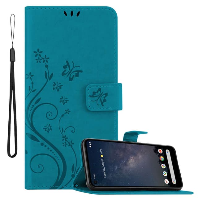 Google PIXEL 4A Plånboksfodral Skal (Blå)