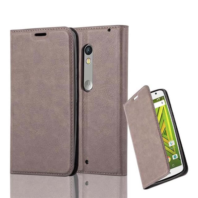 Motorola MOTO X PLAY Skal Fodral Case (Brun)