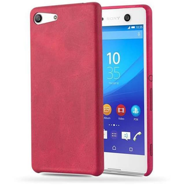 Sony Xperia M5 Skal Fodral Case (Röd)