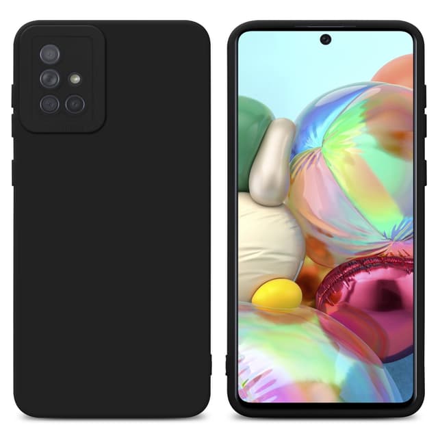 Samsung Galaxy A71 4G Skal Fodral Case (Svart)