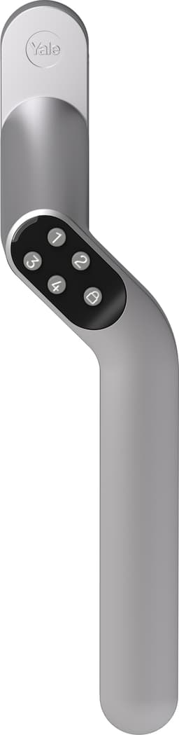 Yale Smart Code Handle høyre dørlås (satin chrome)