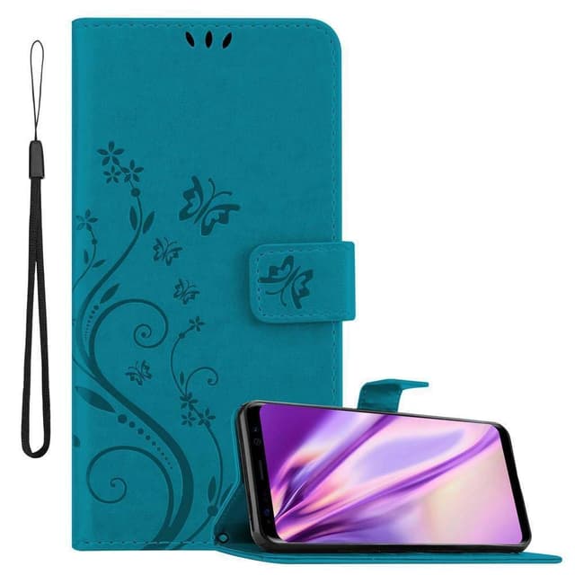 Samsung Galaxy S8 PLUS Plånboksfodral Skal (Blå)