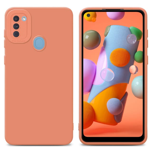 Samsung Galaxy A11 / M11 Cover Etui Case (Orange)