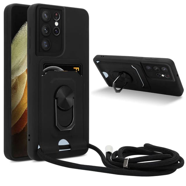 Samsung Galaxy S21 ULTRA Skal Fodral (Svart)