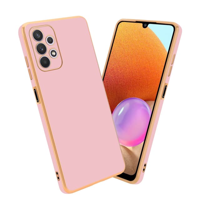 Samsung Galaxy A32 5G Skal Fodral Case (Rosa)