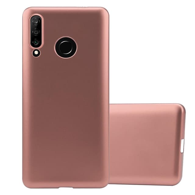 Huawei P30 LITE Suojakuori Kotelo (Vaaleanpunainen)