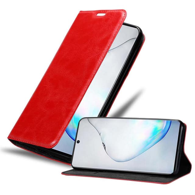 Samsung Galaxy NOTE 10 Skal Fodral Case (Röd)