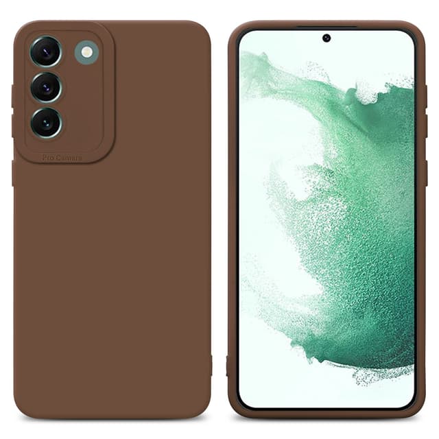 Samsung Galaxy S22 PLUS Skal Fodral Case (Brun)