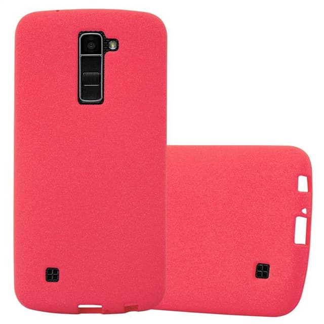 Skal LG K10 2016 Fodral Case (Röd)